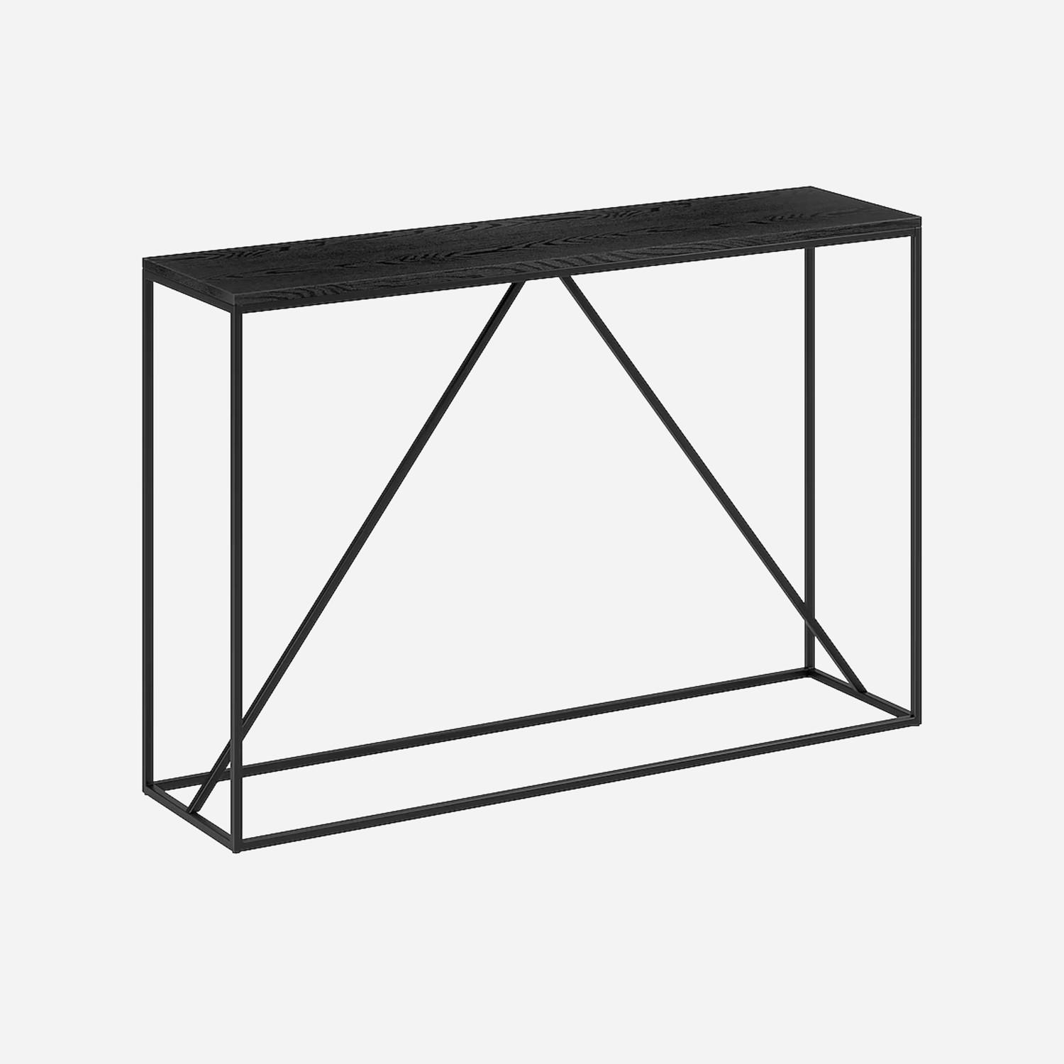 Black Metal Side Table - image-7