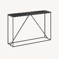 Black Metal Side Table