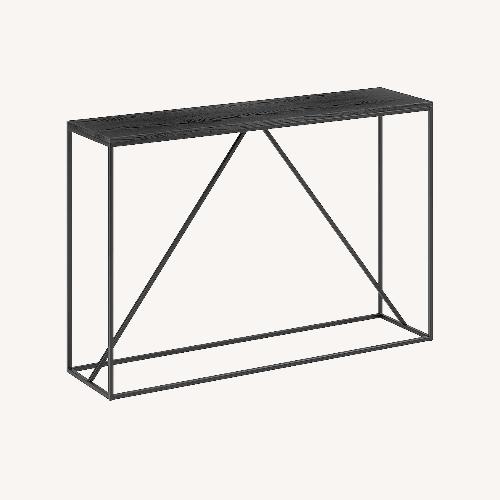 Used Black Metal Side Table for sale on AptDeco