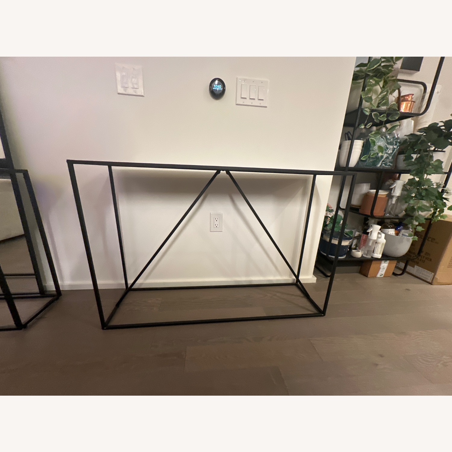 Black Metal Side Table - image-2