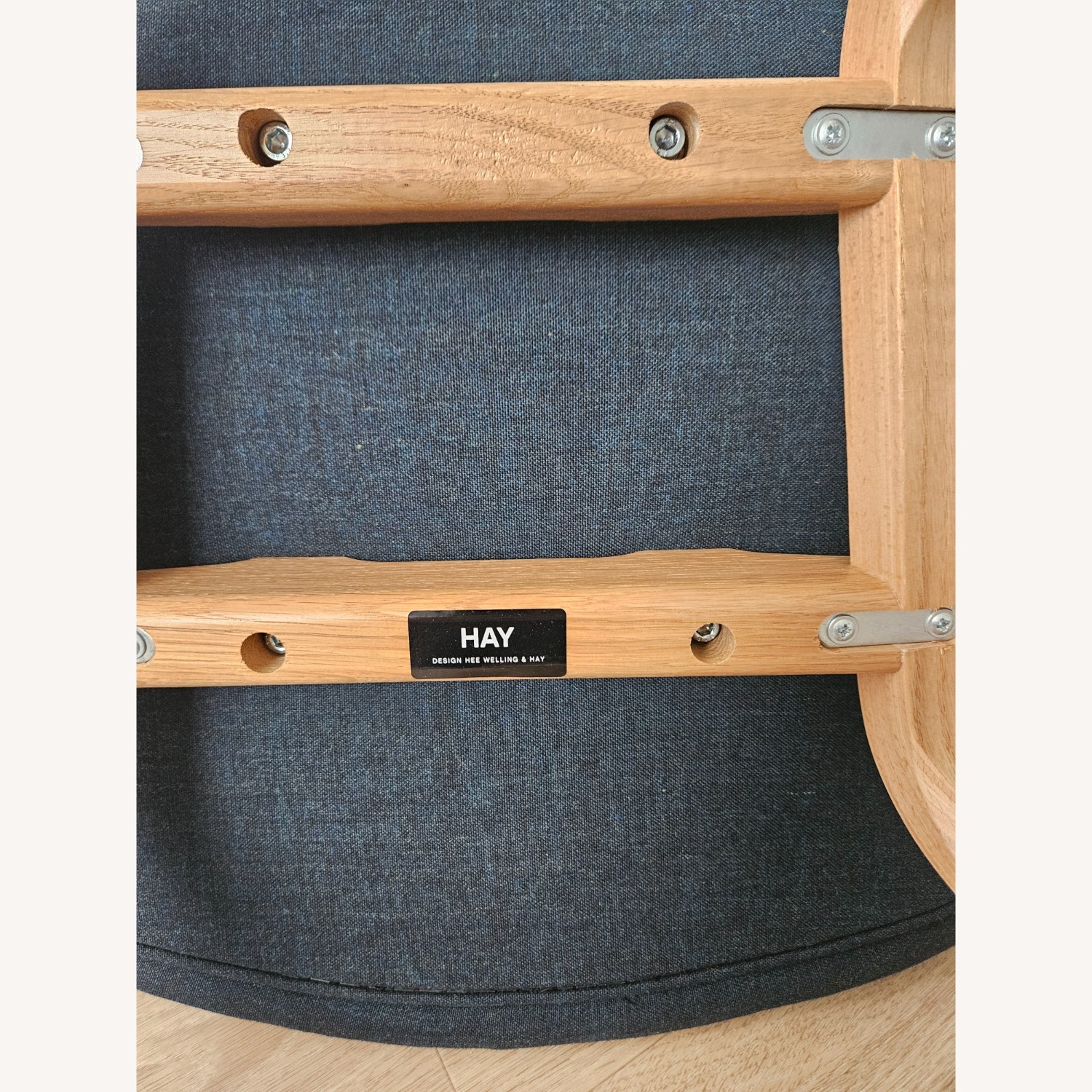 Hay About A Chair Blue Fabric Accent Chair - image-4