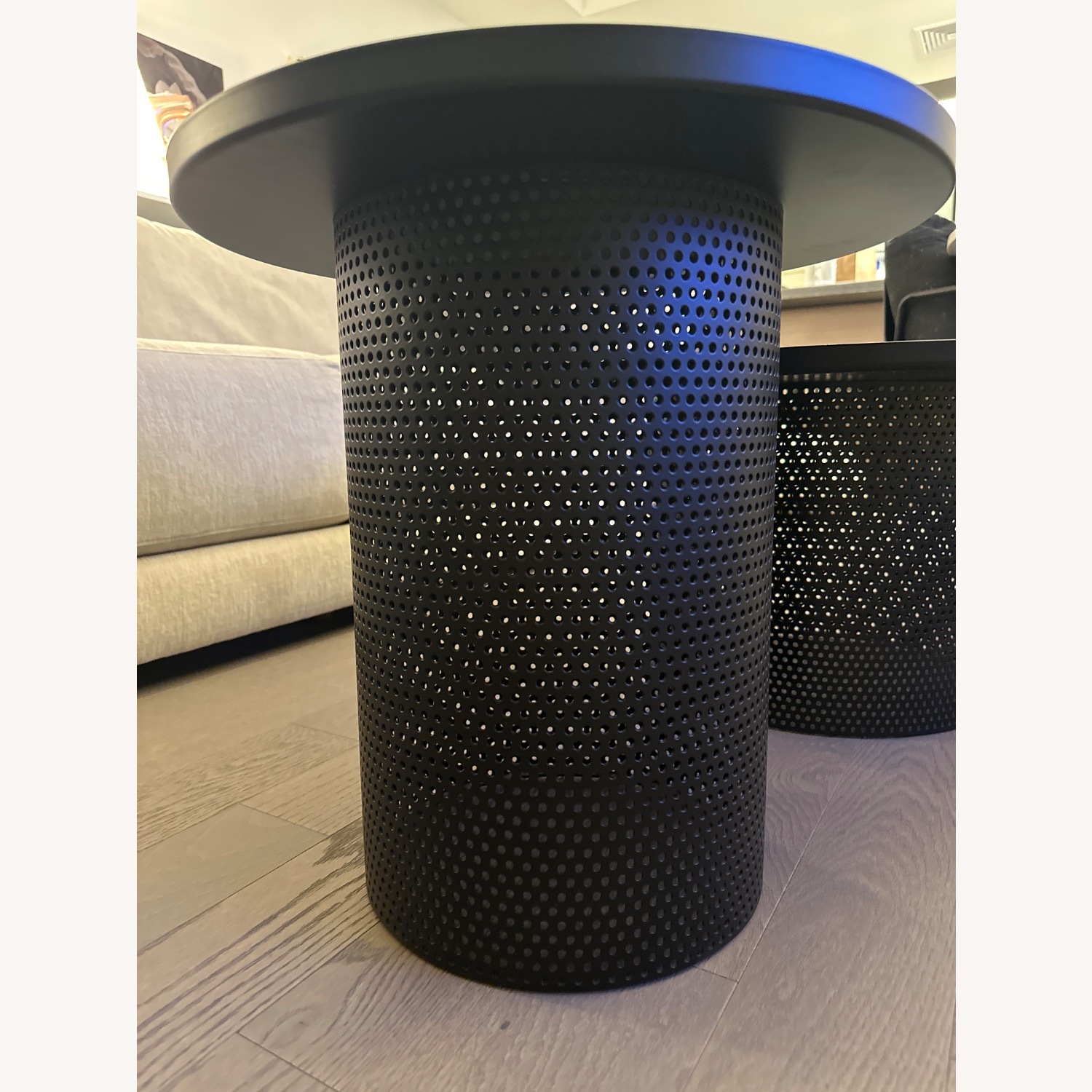 Article Equa Black Black Metal Side Table - image-3