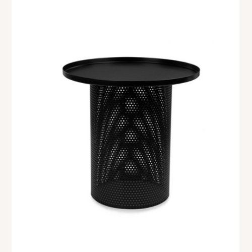 Used Article Equa Black Black Metal Side Table for sale on AptDeco