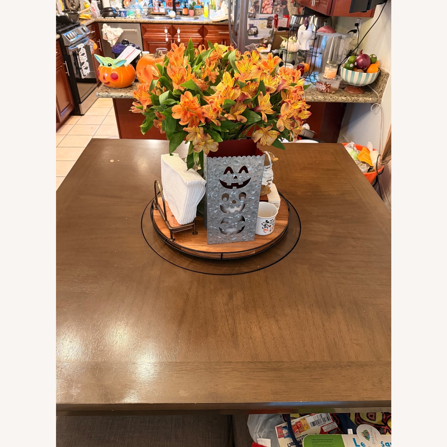 Living Spaces Light Gray Wood Dining Sets - image-6