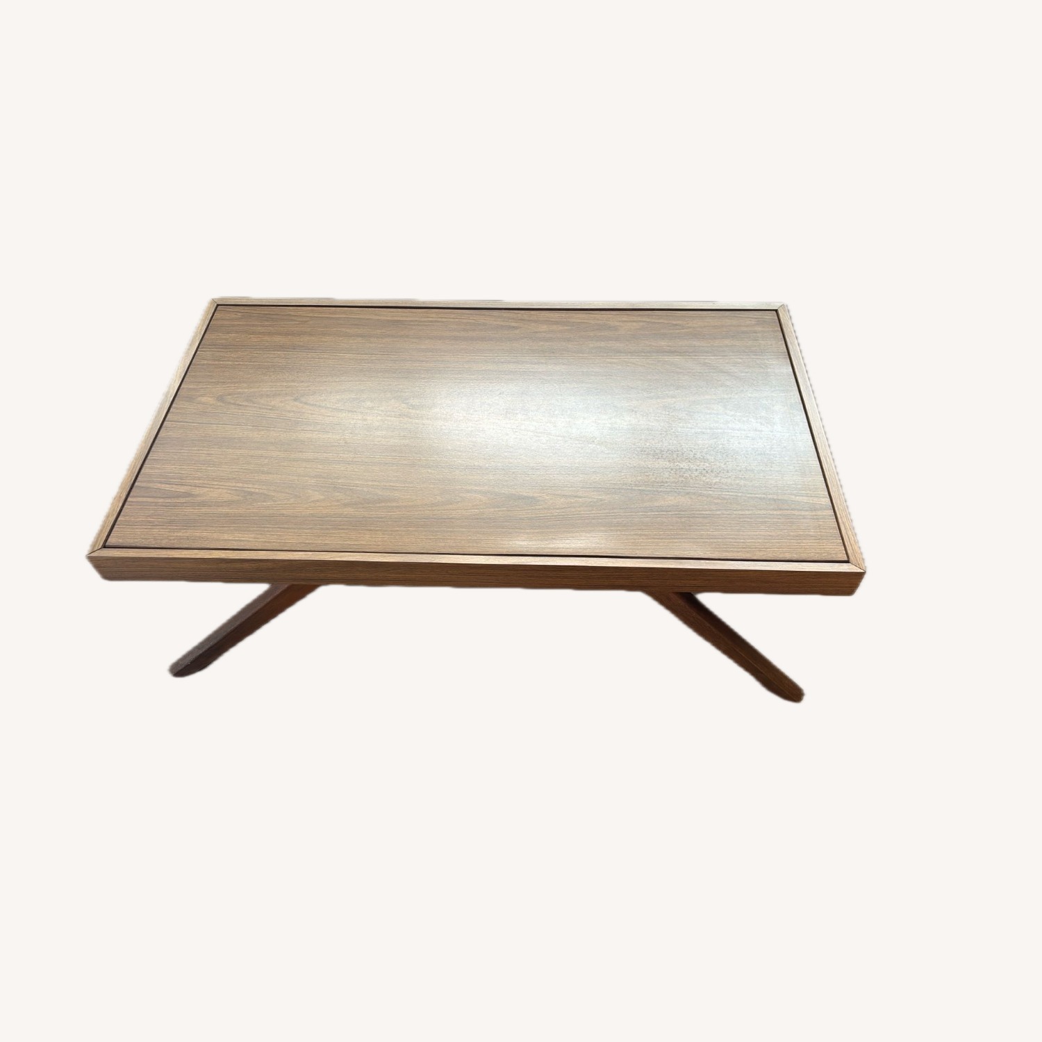 Vintage MCM Convertible Coffee To Dining Table - image-1