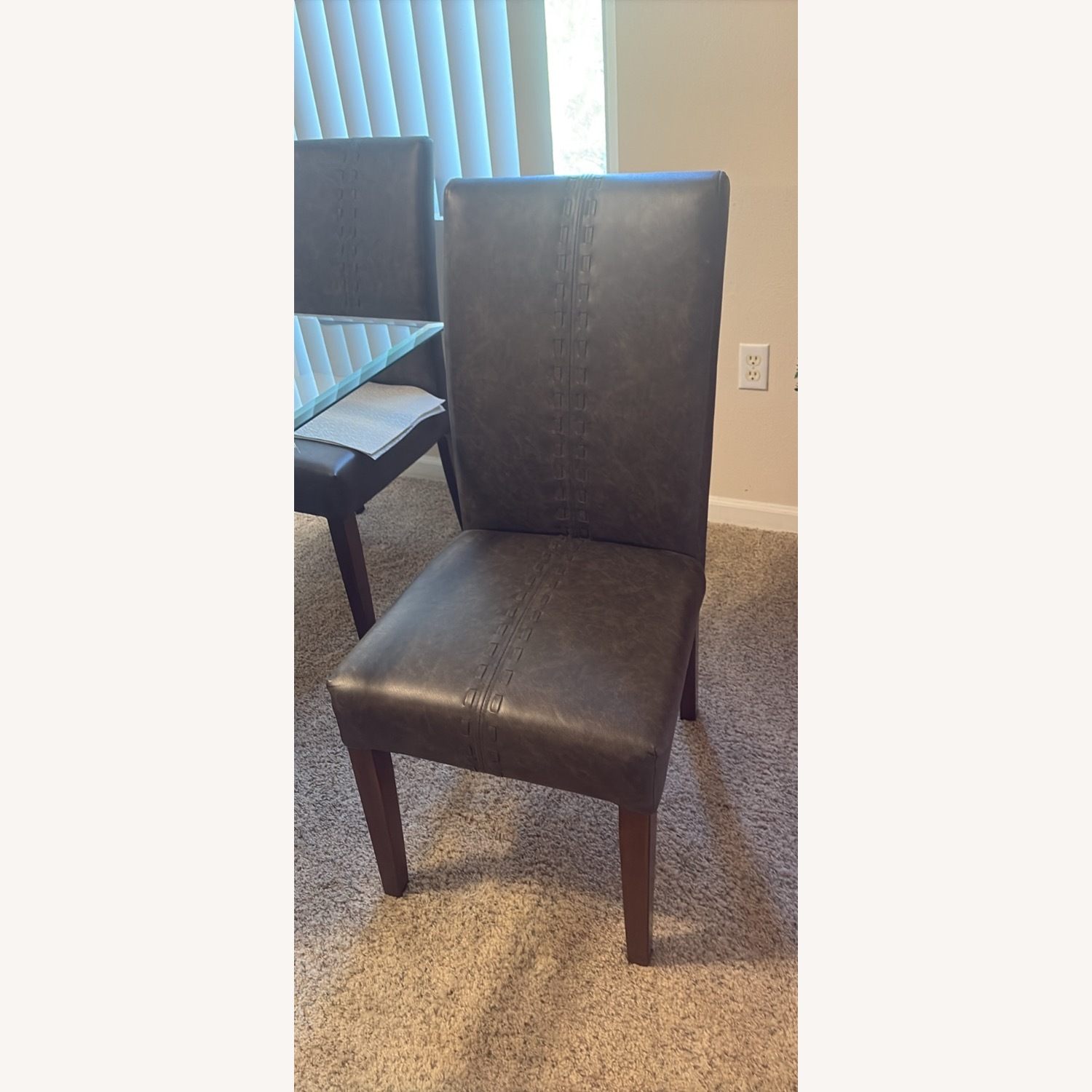 Dark Brown Glass Dining Sets - image-3