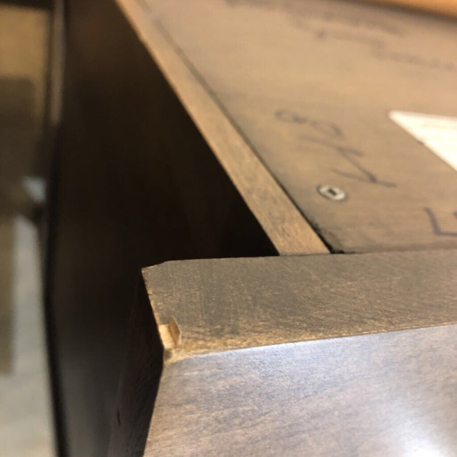 End Cabinet Open Center Media Console Grey - image-3