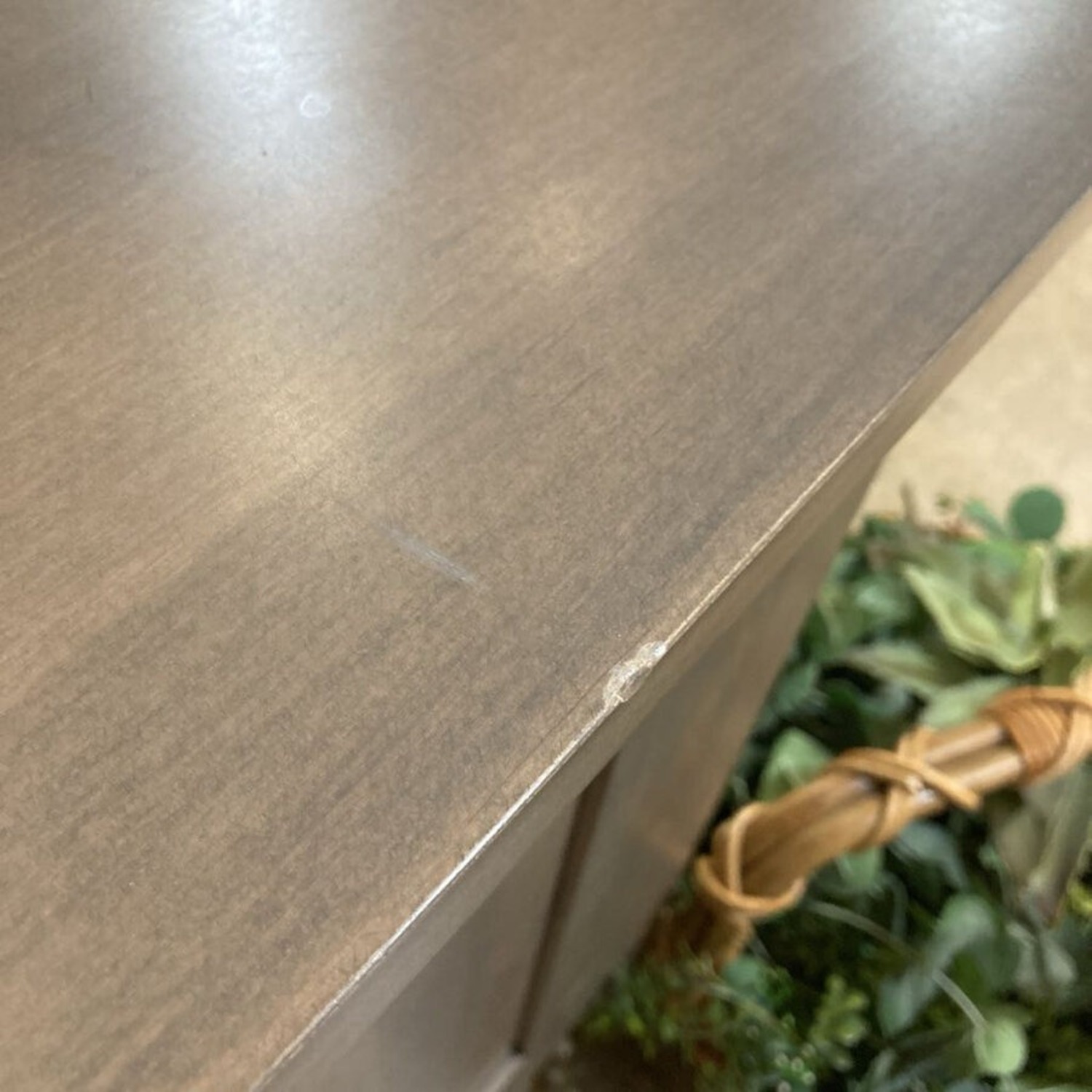 End Cabinet Open Center Media Console Grey - image-12