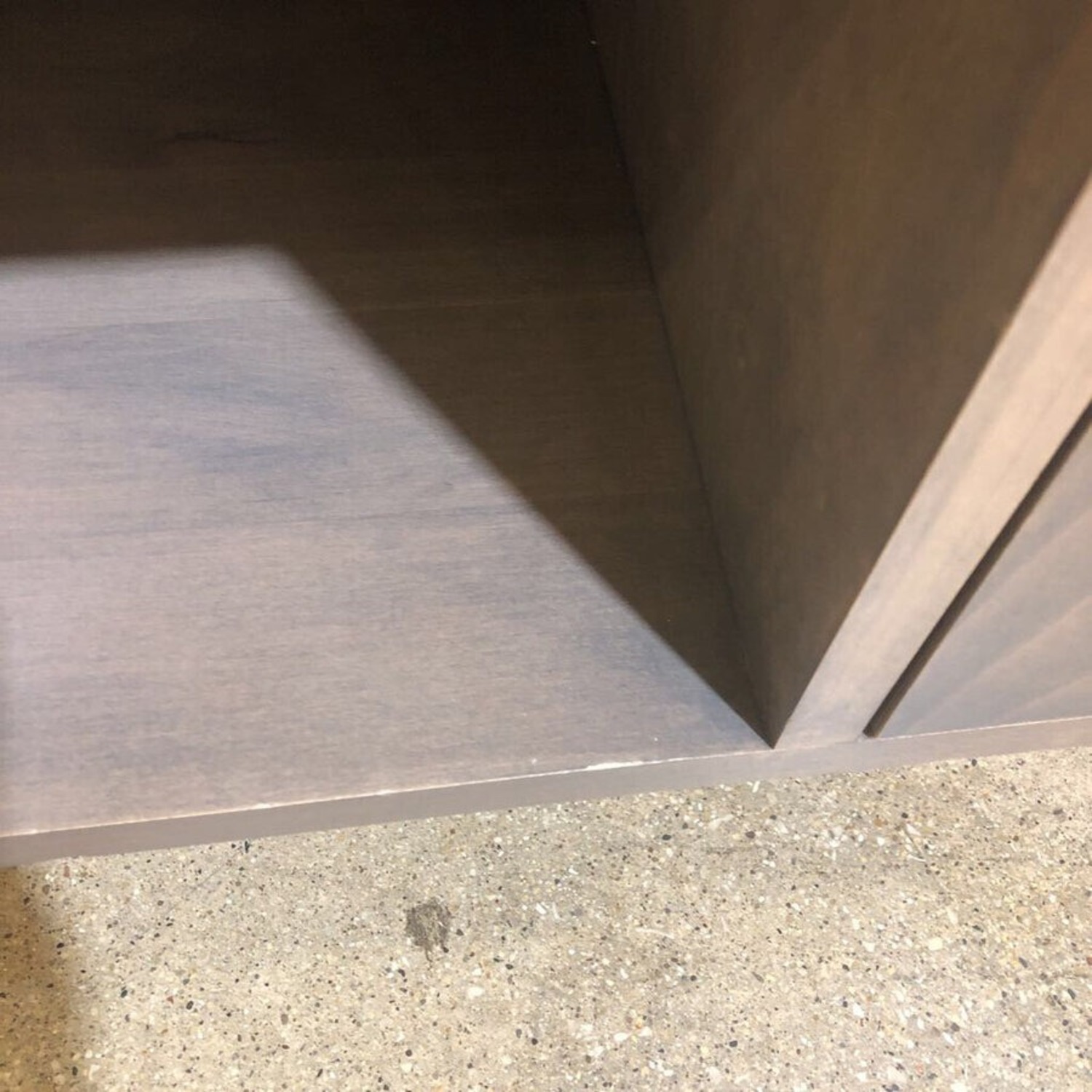 End Cabinet Open Center Media Console Grey - image-7