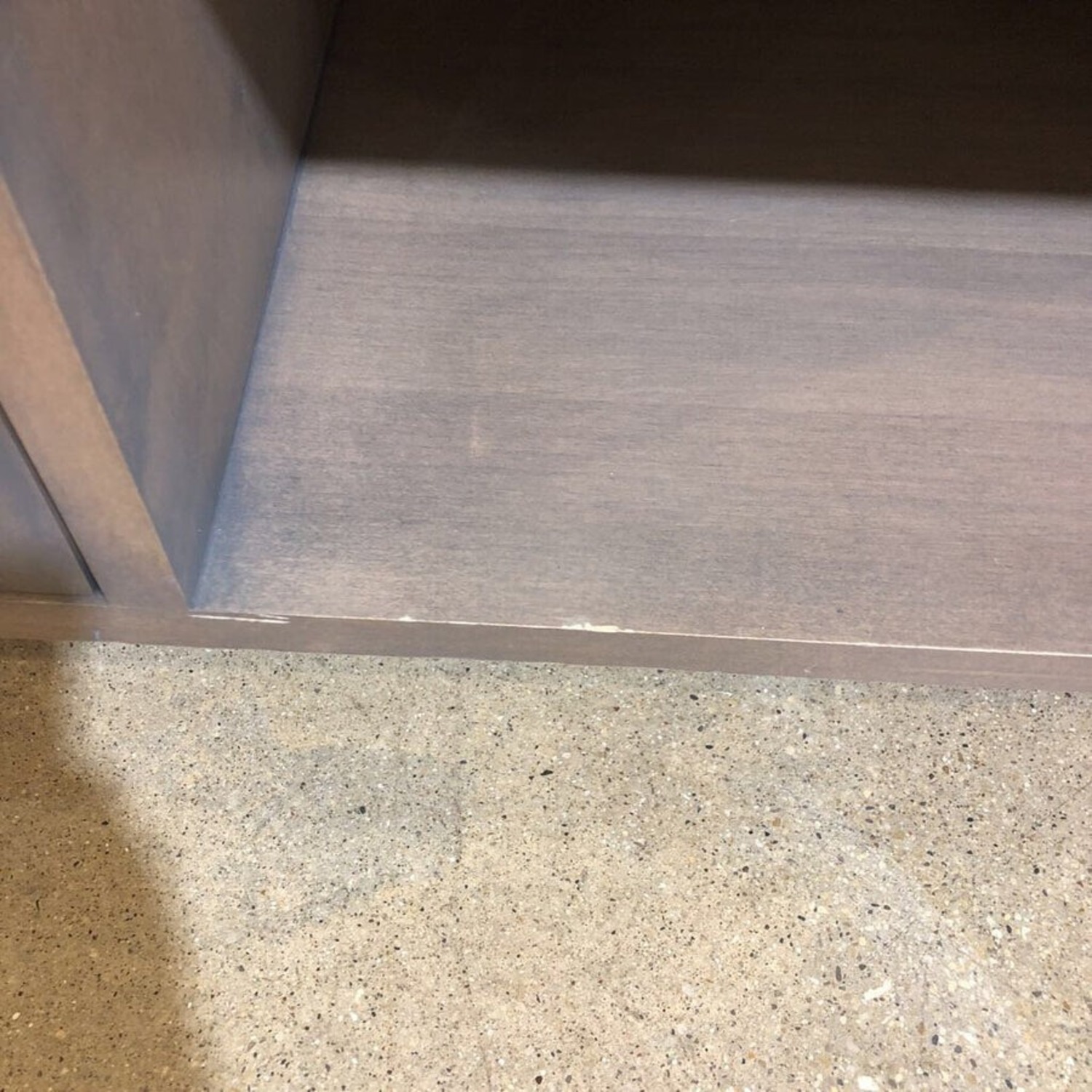 End Cabinet Open Center Media Console Grey - image-6