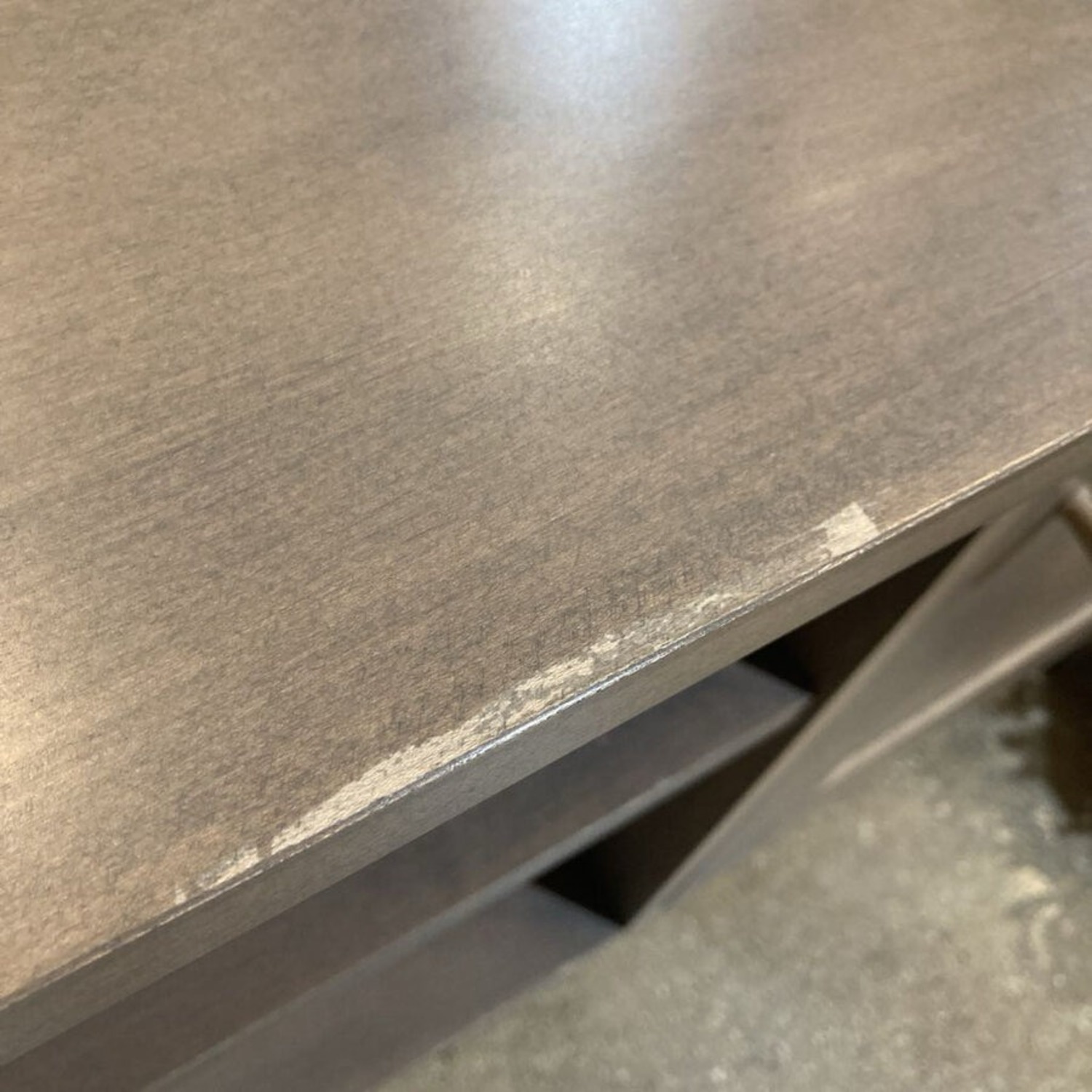 End Cabinet Open Center Media Console Grey - image-11