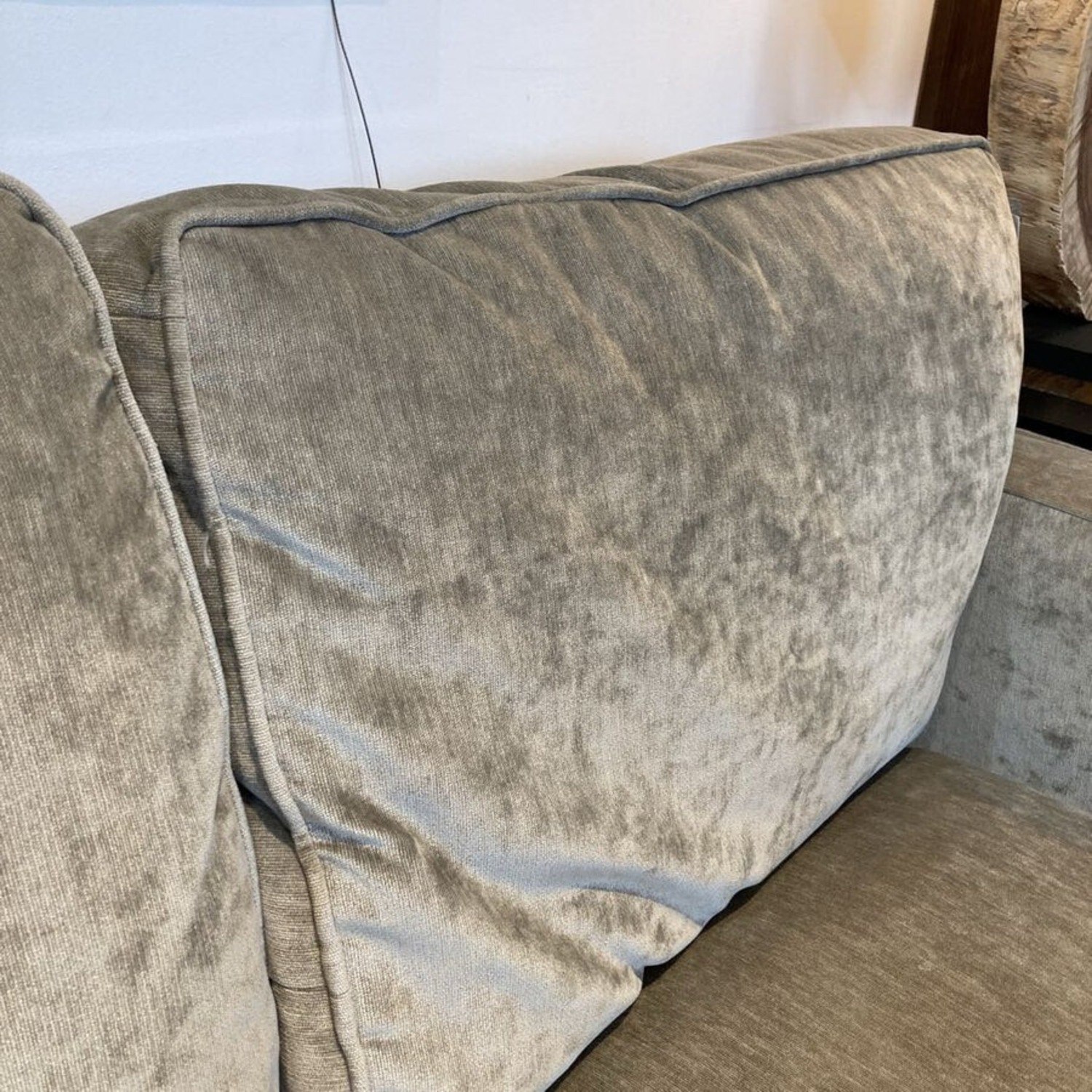 Kravet Custom Clemson Style 3-Cushion Sofa Gray - image-6