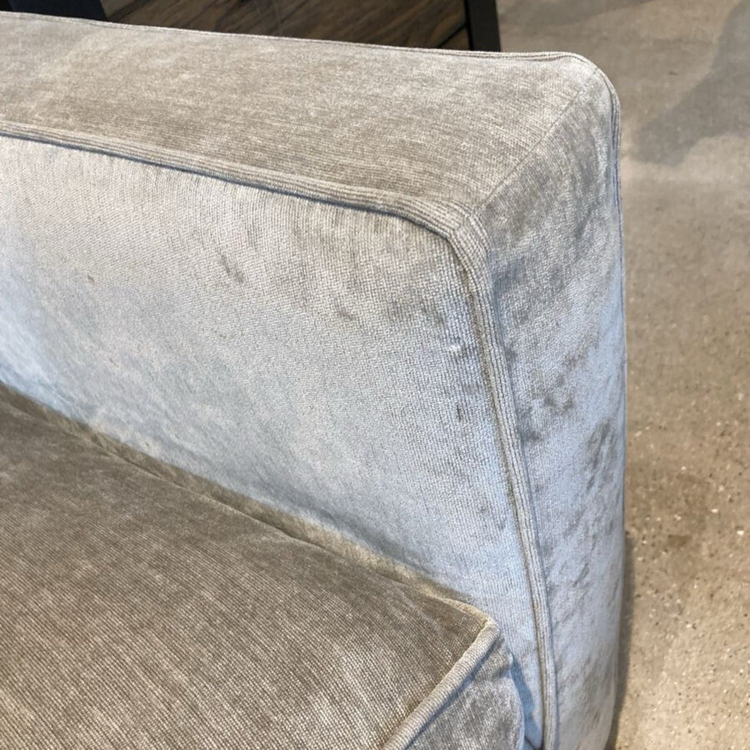 Kravet Custom Clemson Style 3-Cushion Sofa Gray - image-8