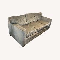 Kravet Custom Clemson Style 3-Cushion Sofa Gray