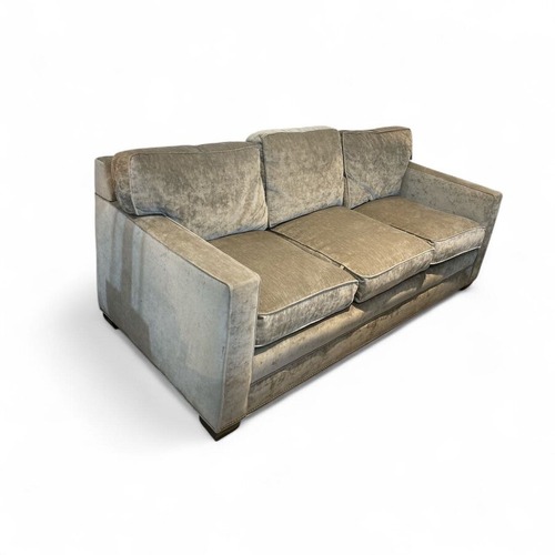Used Kravet Custom Clemson Style 3-Cushion Sofa Gray for sale on AptDeco