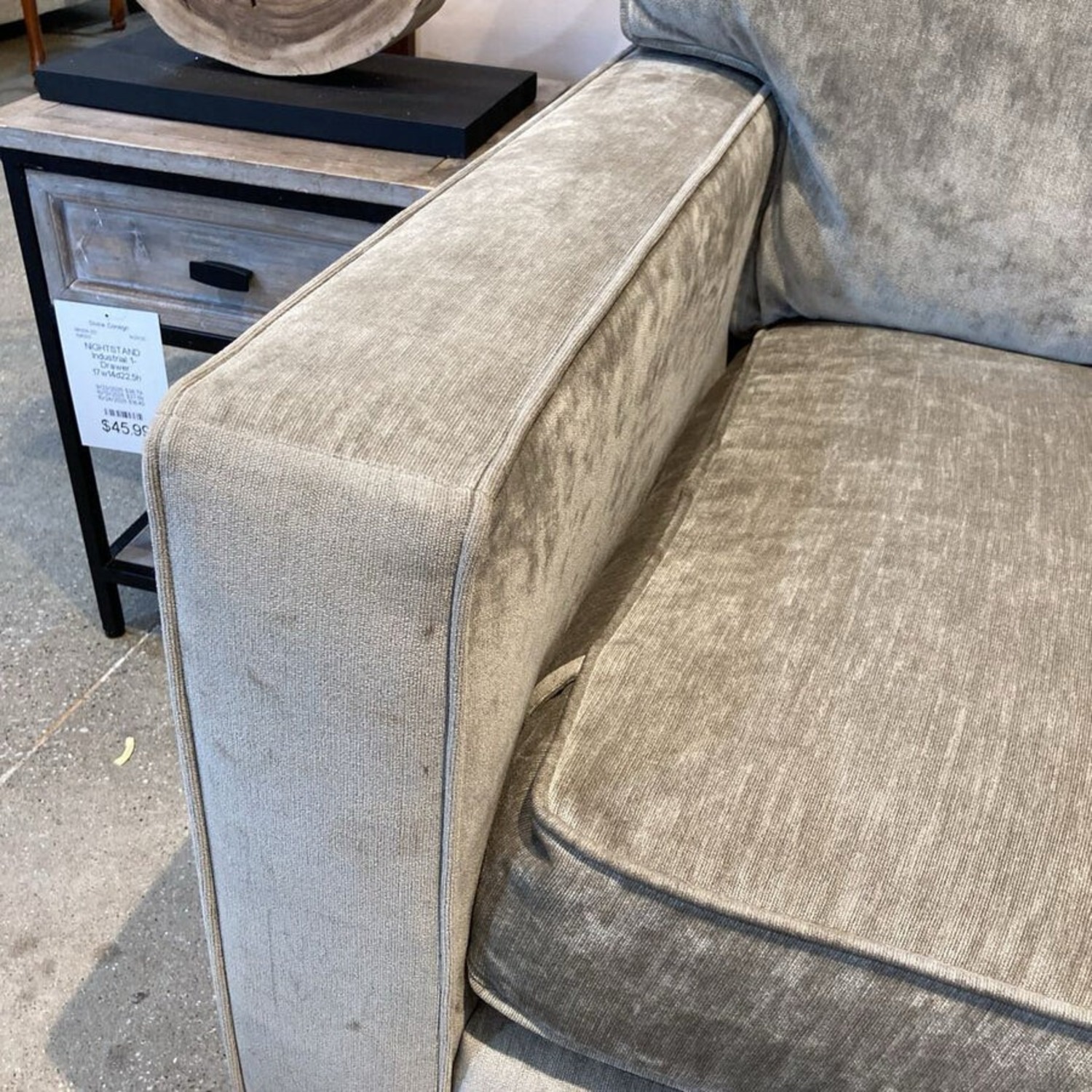 Kravet Custom Clemson Style 3-Cushion Sofa Gray - image-5