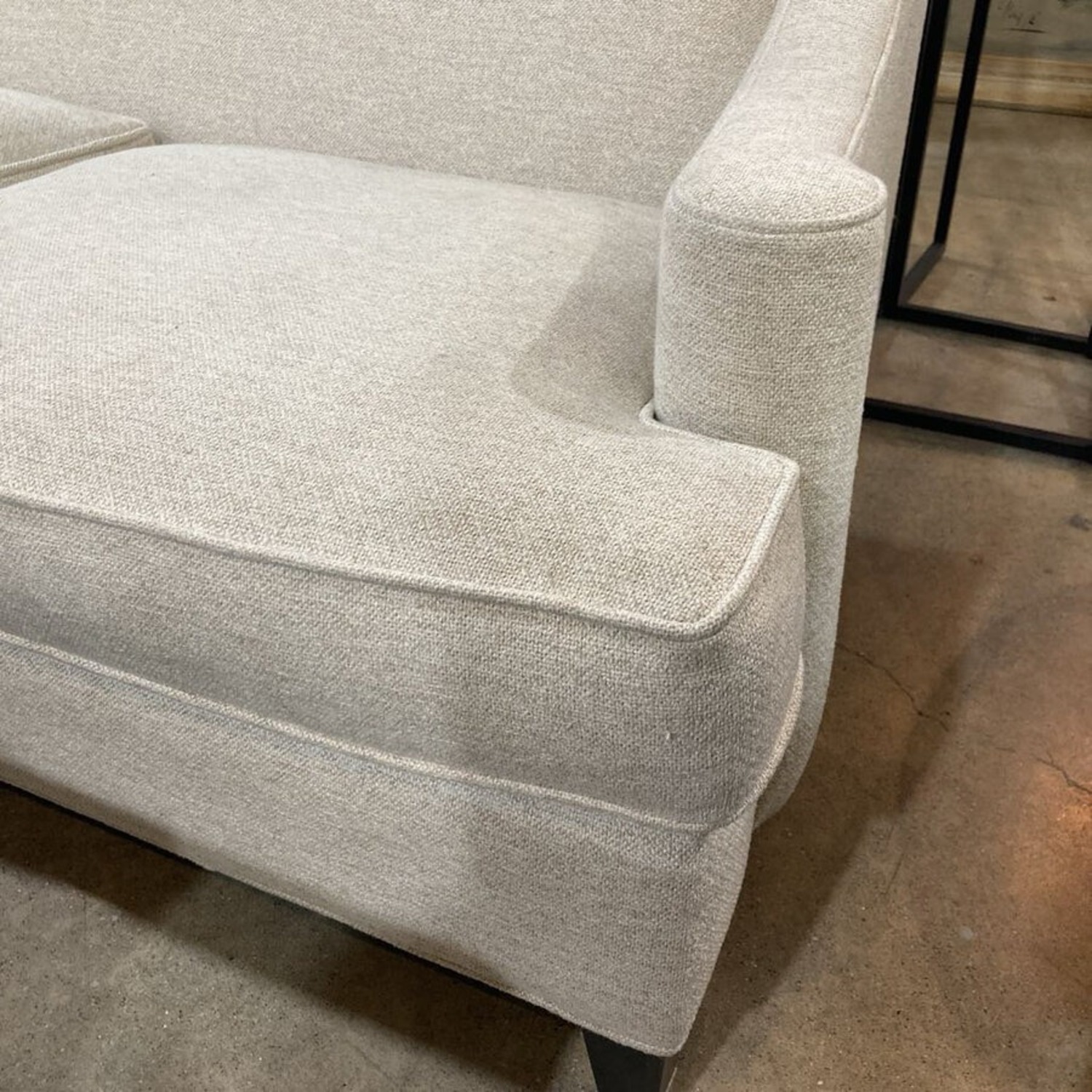 McCreary Modern Linen Slope Arm Loveseat - image-5