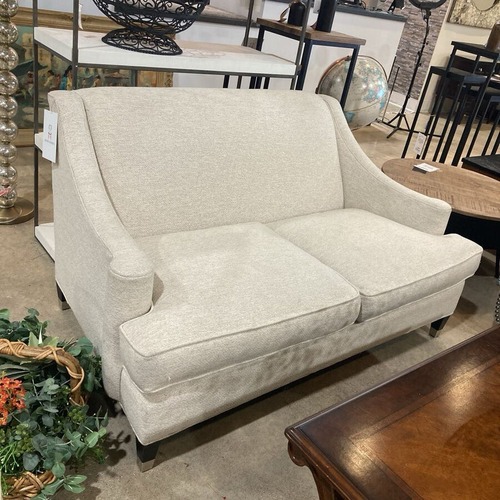 Used McCreary Modern Linen Slope Arm Loveseat  for sale on AptDeco
