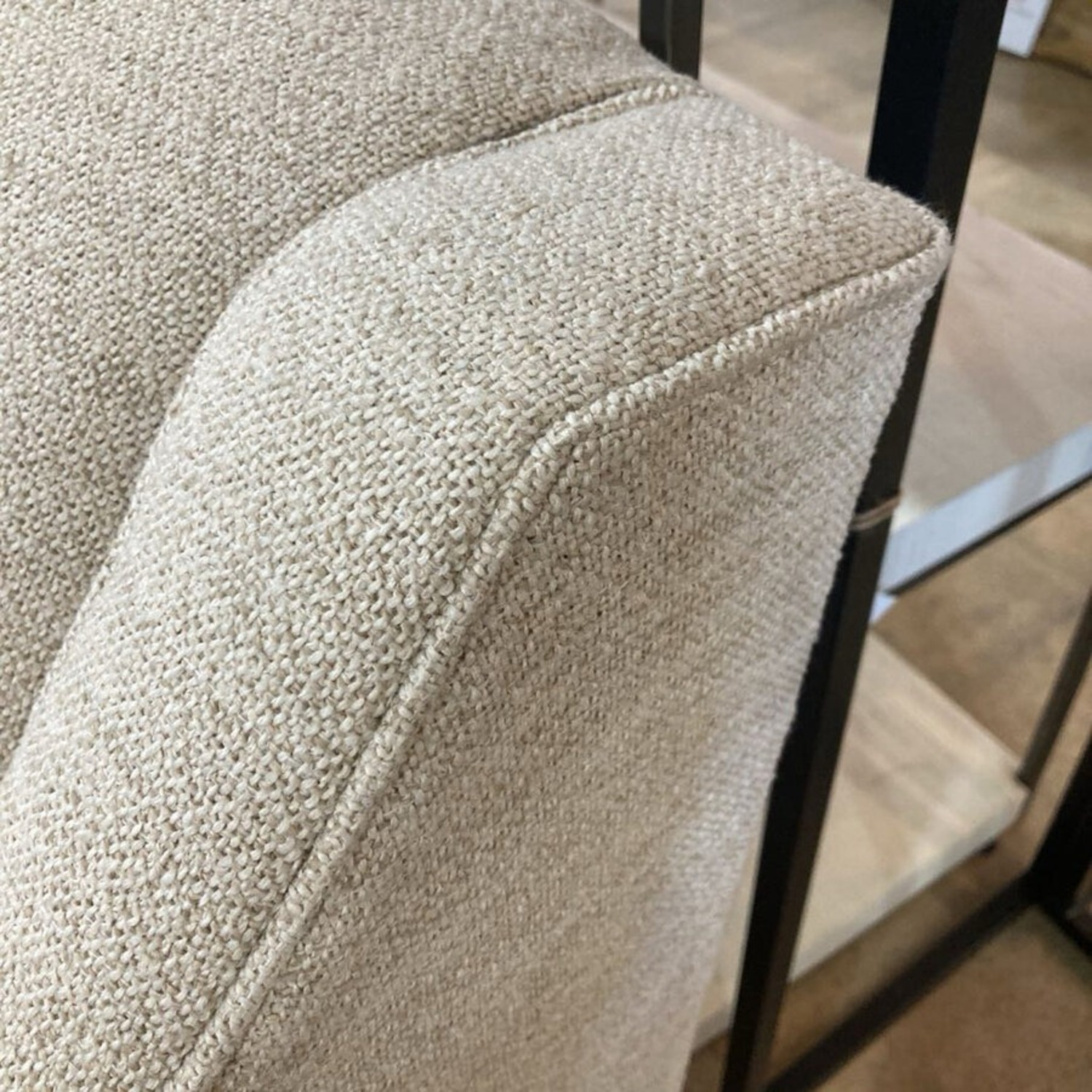 McCreary Modern Linen Slope Arm Loveseat - image-7