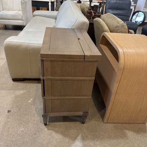 Used 3-Drawer W Lift Top Power Outlets Nightstand for sale on AptDeco