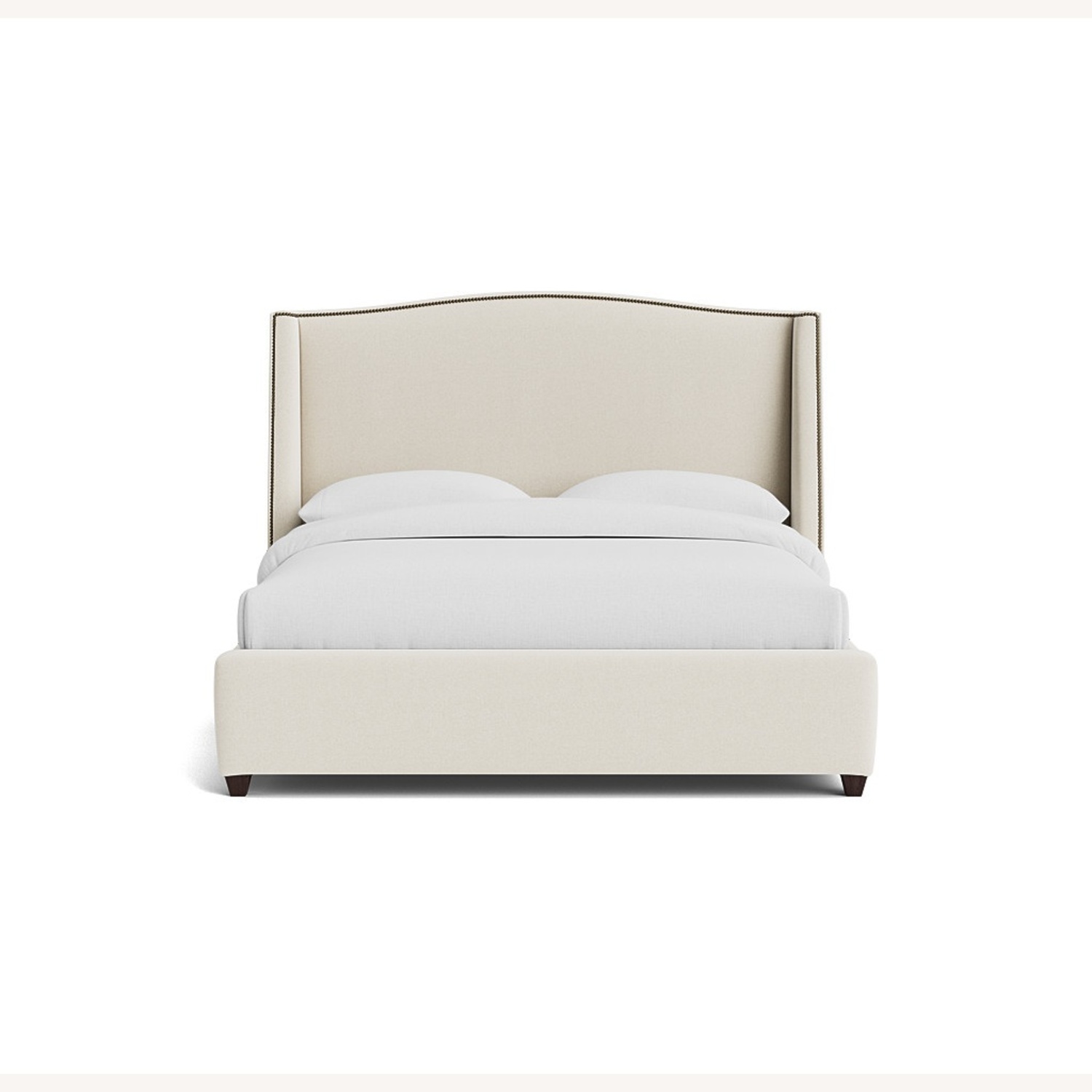 Mitchell Gold + Bob Williams Light Gray Queen Bed - image-4