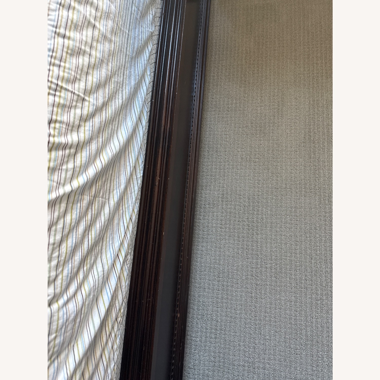 Macy's Dark Brown Wood King Bed - image-4