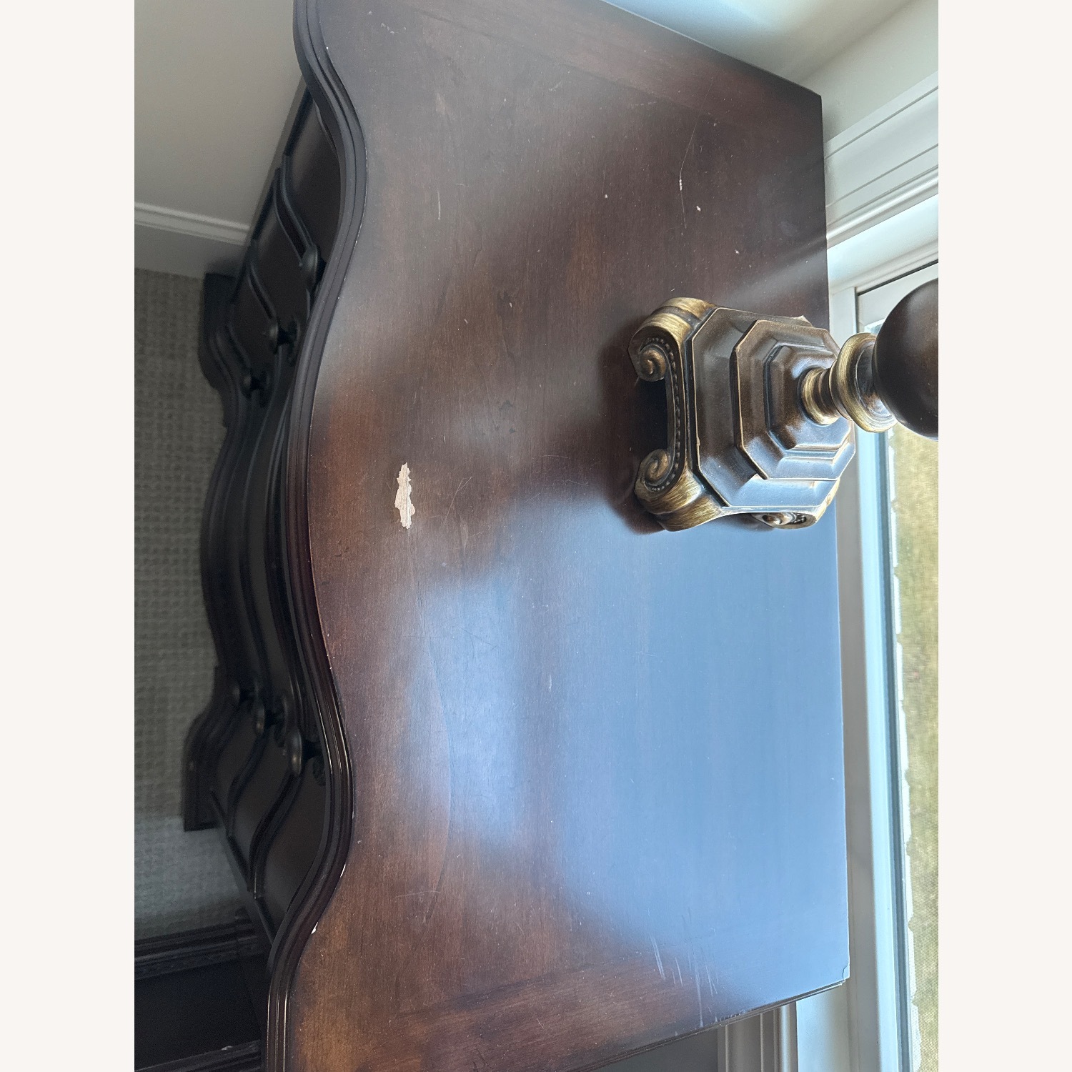 Two Nightstands With Velvet Lined Top Drawers - image-3