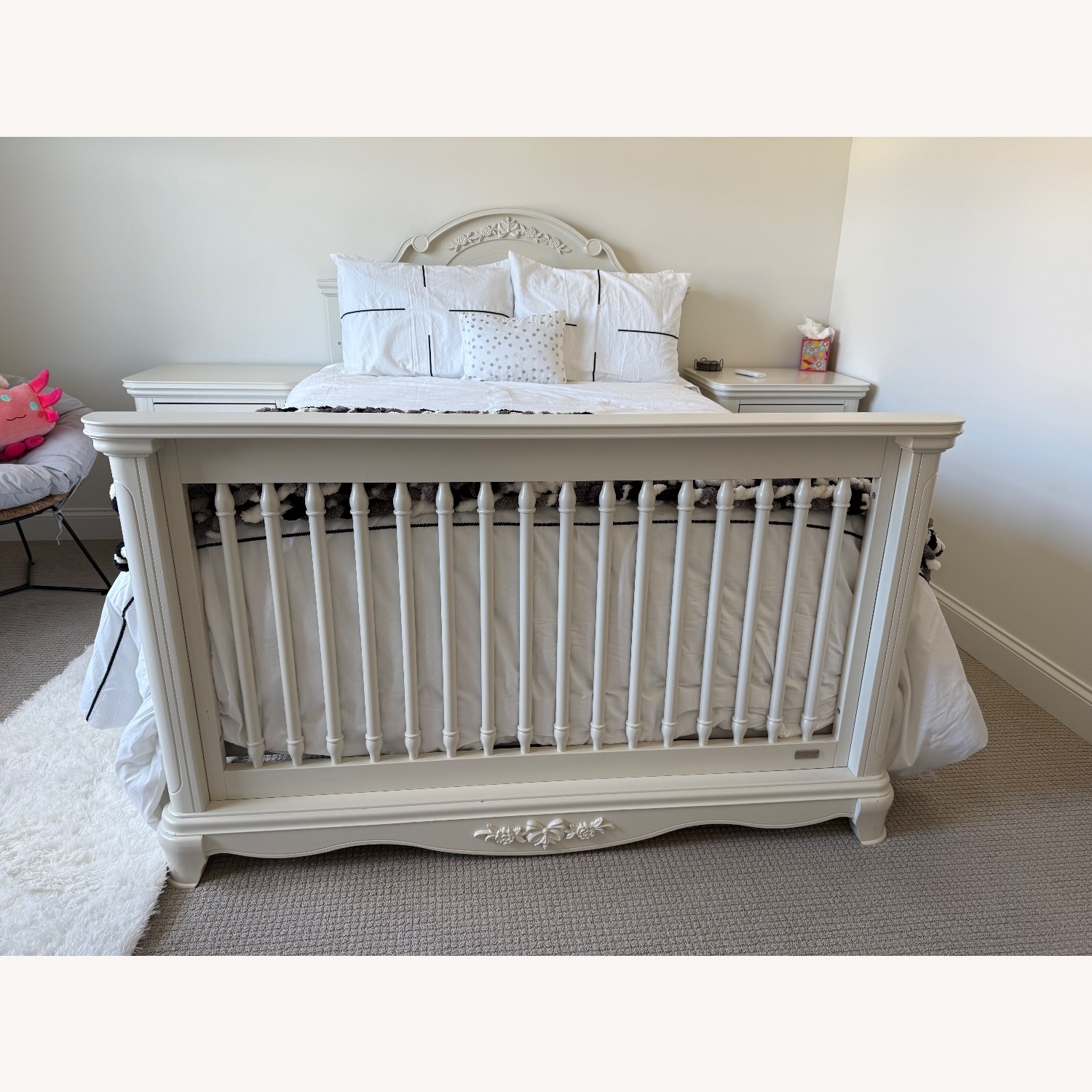 4-in-1 Convertible Crib+ Toddler Bed+Daybed, Full  - image-1