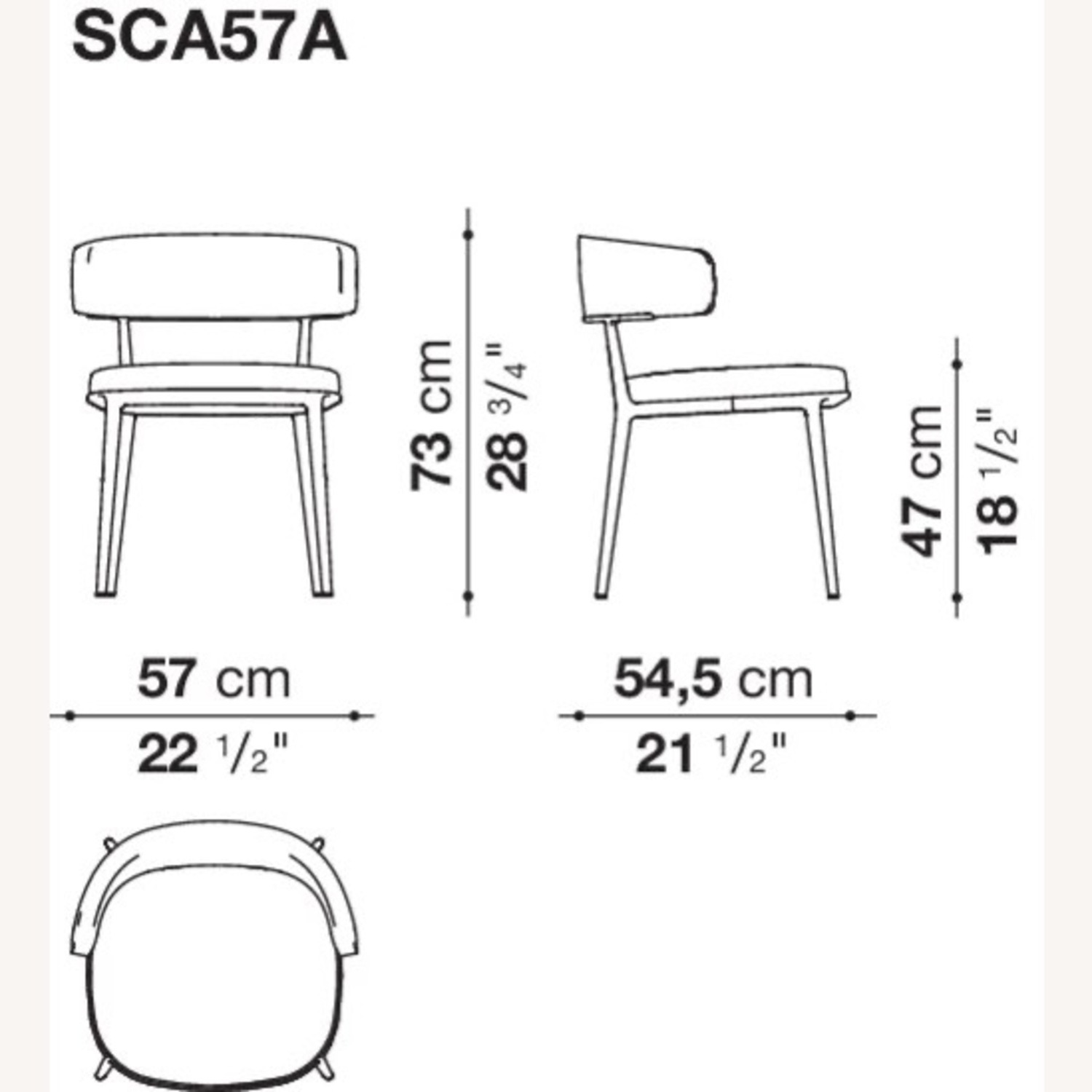 B&B Italia Maxalto Caratos Dining Chairs - image-2