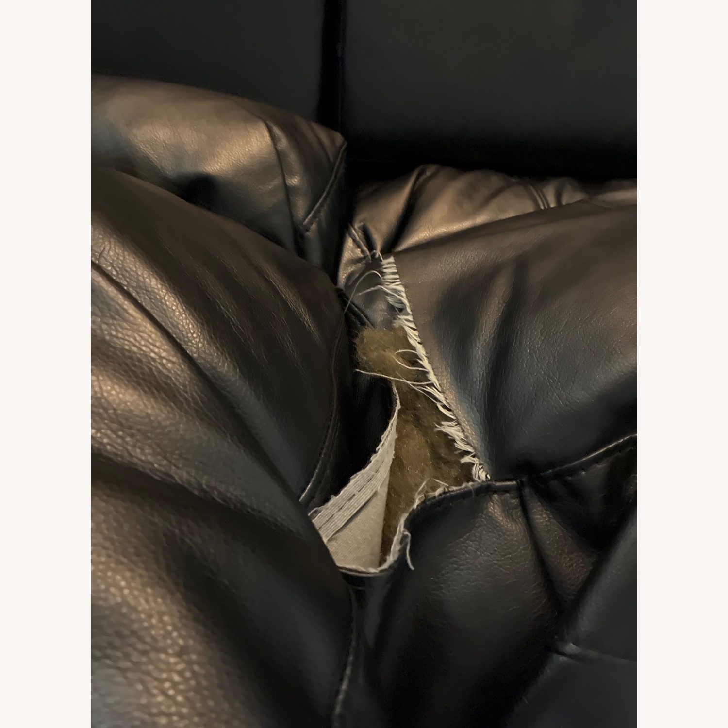 Leather Furniture South Black 2 Piece Sectional - image-4