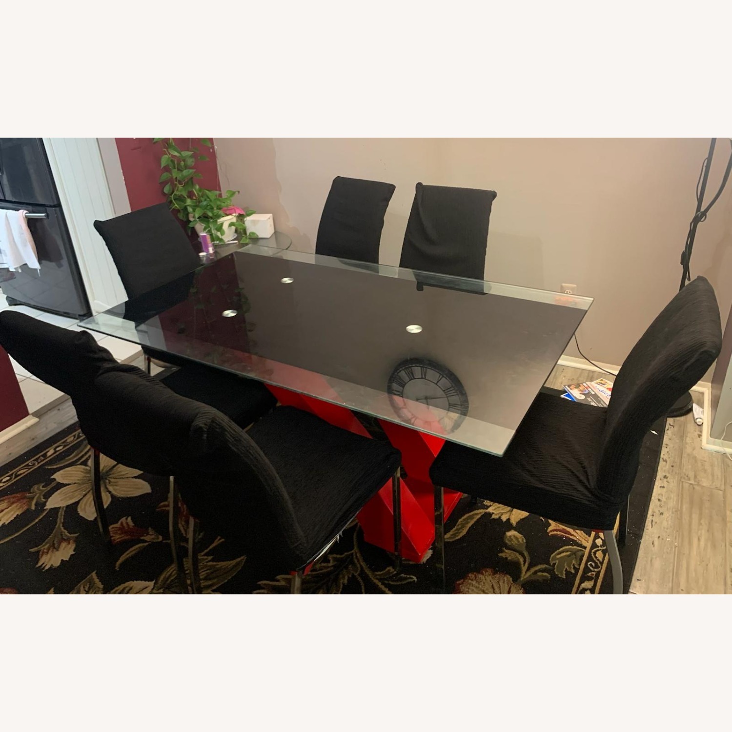 Black Metal Dining Chairs - image-3