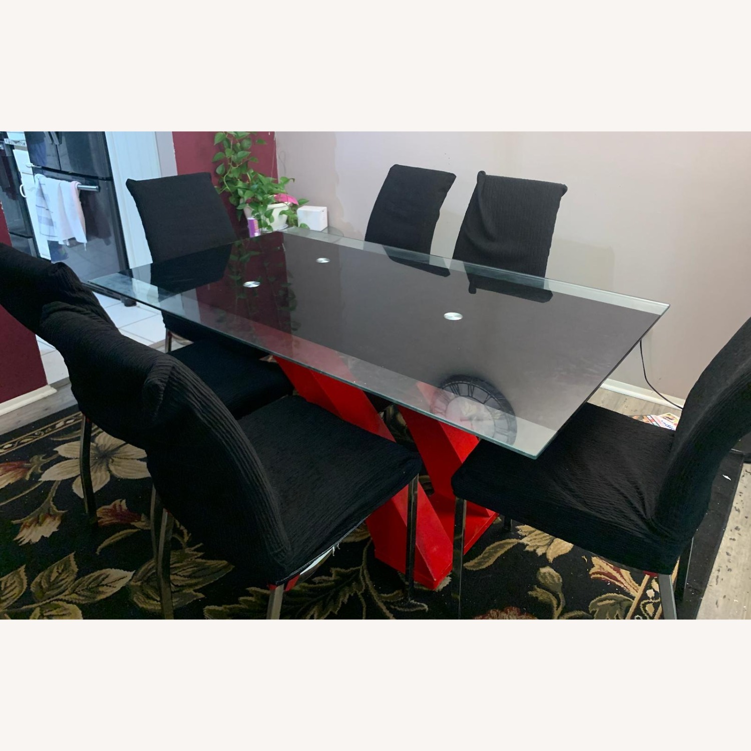 Black Metal Dining Chairs - image-2