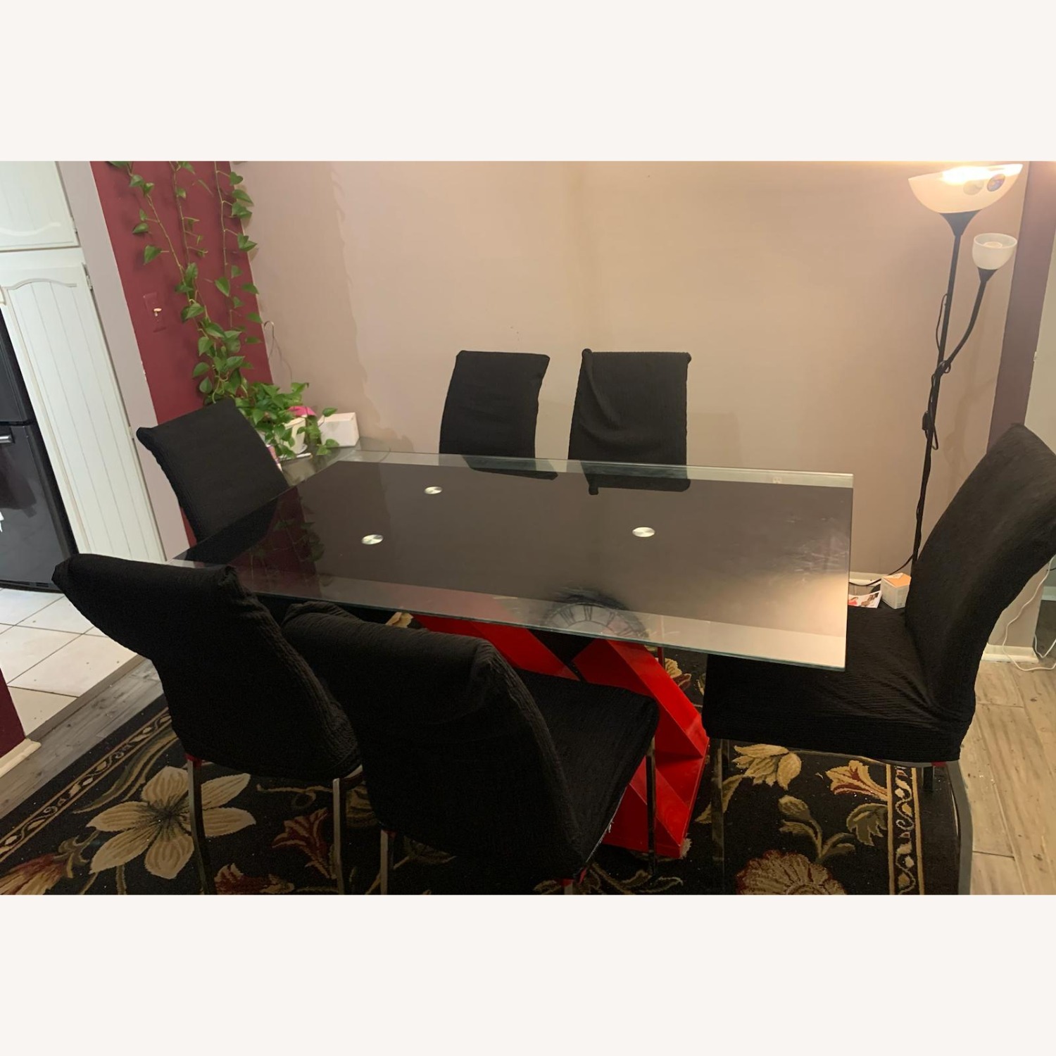 Black Metal Dining Chairs - image-4