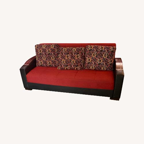 Used Black Fabric Sleeper Sofa for sale on AptDeco
