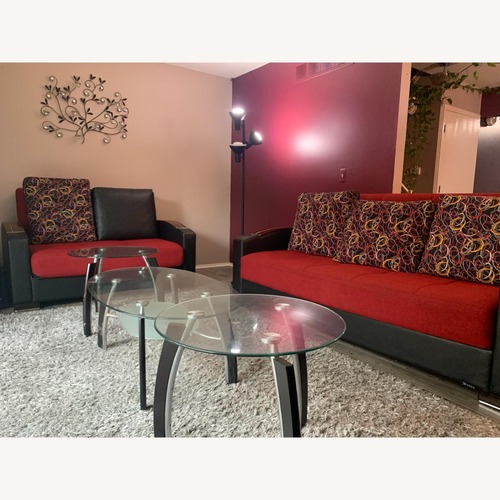 Used Transparent Glass Side Tables for sale on AptDeco