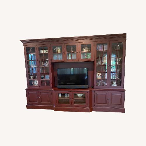 Used Ethan Allen Villa Red Wall Unit for sale on AptDeco