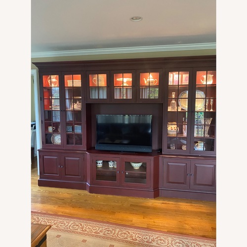 Used Ethan Allen Villa Red Wall Unit for sale on AptDeco