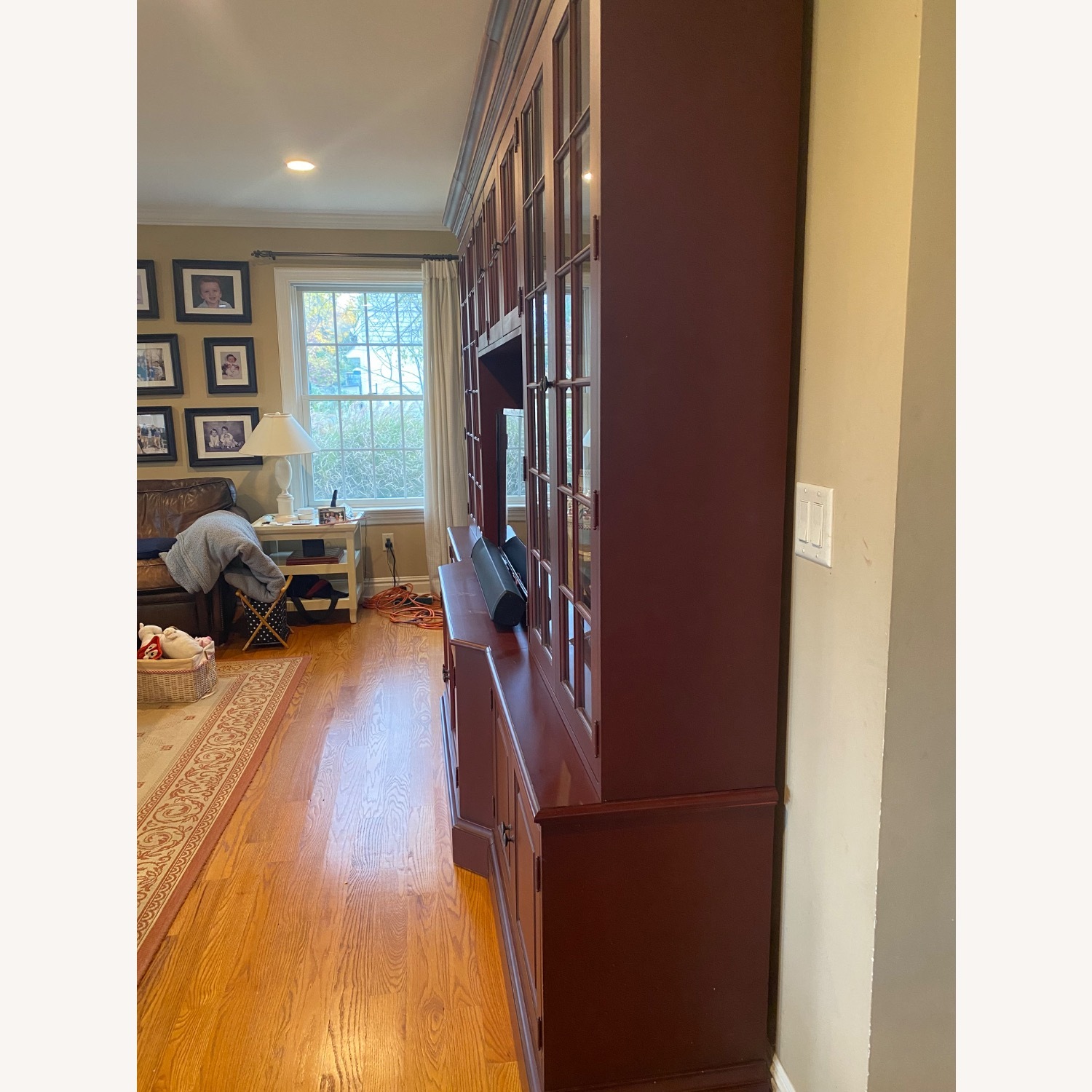 Ethan Allen Villa Red Wall Unit - image-3