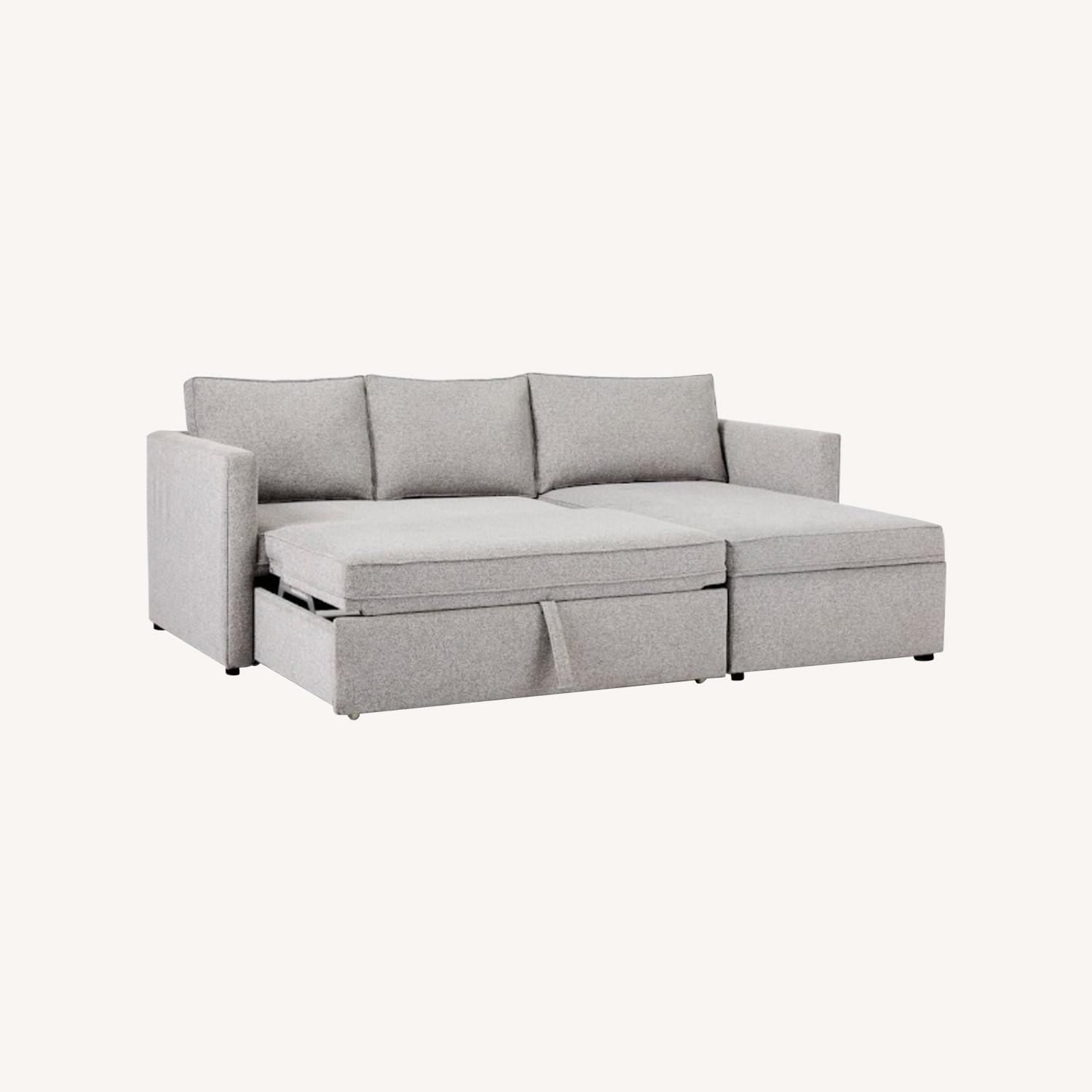 West Elm Harris 2 Piece Sectional Pop up Sleeper - image-0