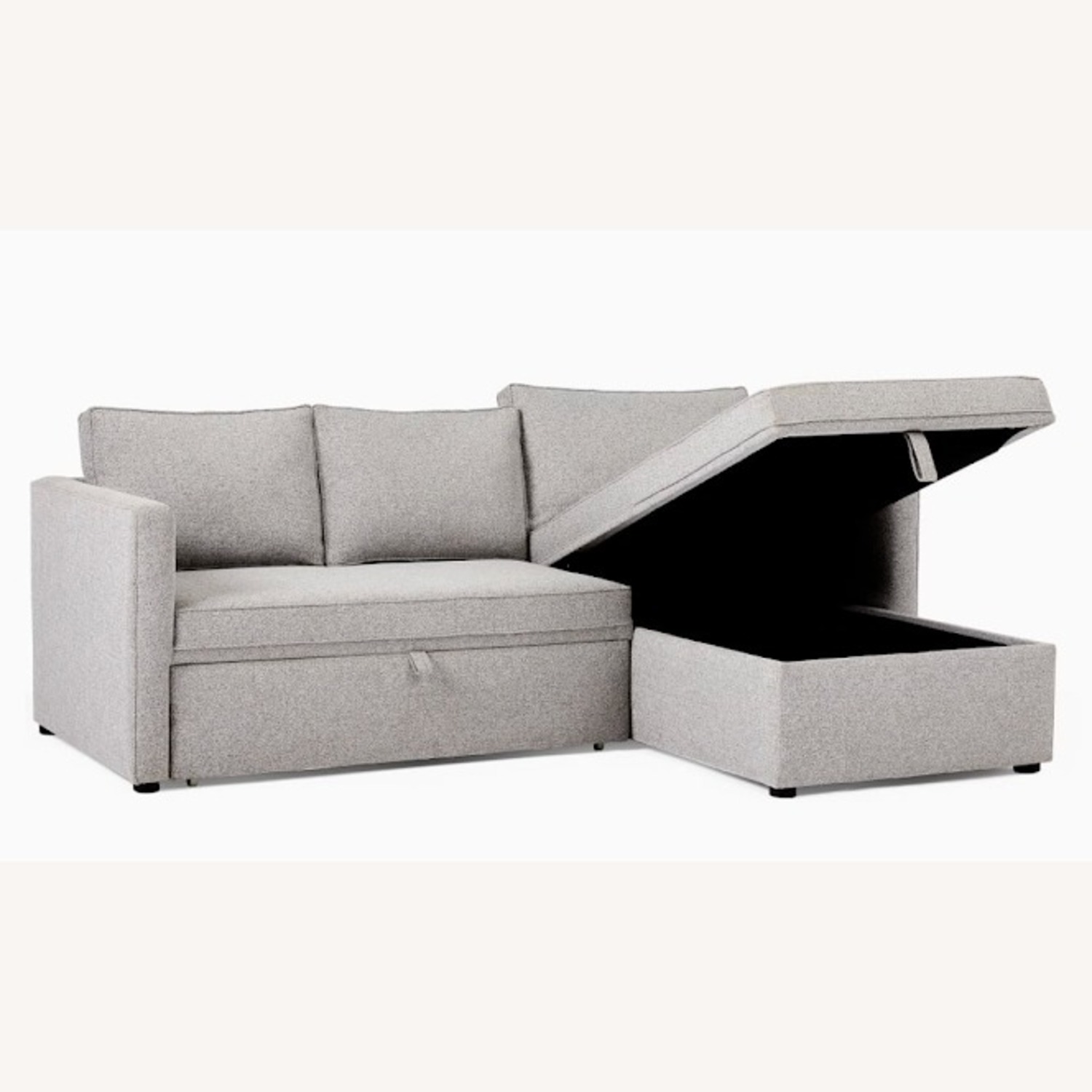 West Elm Harris 2 Piece Sectional Pop up Sleeper - image-5