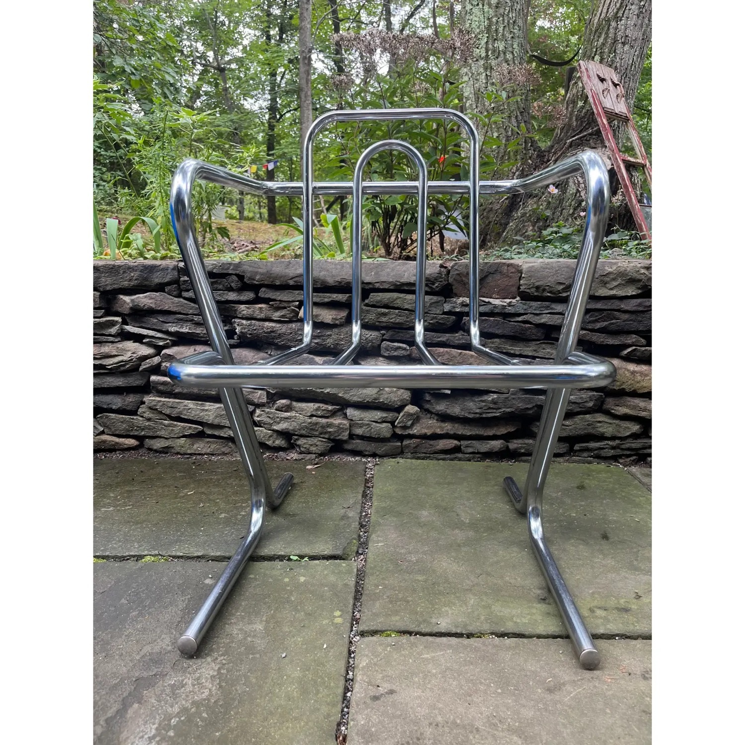 Vintage Chrome Armchairs Mid Century - image-10