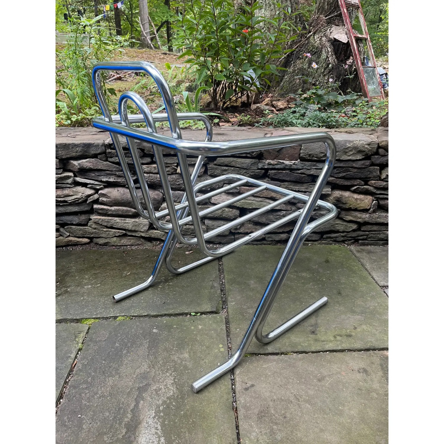 Vintage Chrome Armchairs Mid Century - image-8