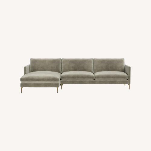 Used ABC Carpet 2 Piece Sectional and Chaise for sale on AptDeco