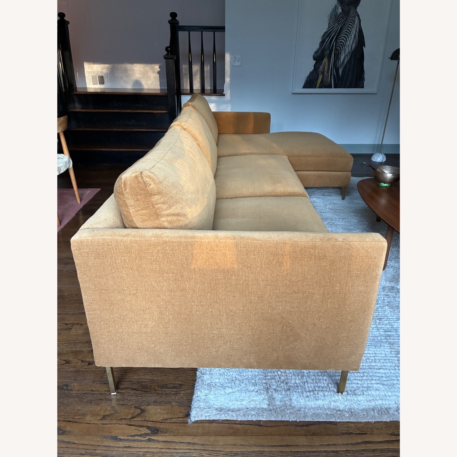 ABC Carpet 2 Piece Sectional and Chaise - image-8