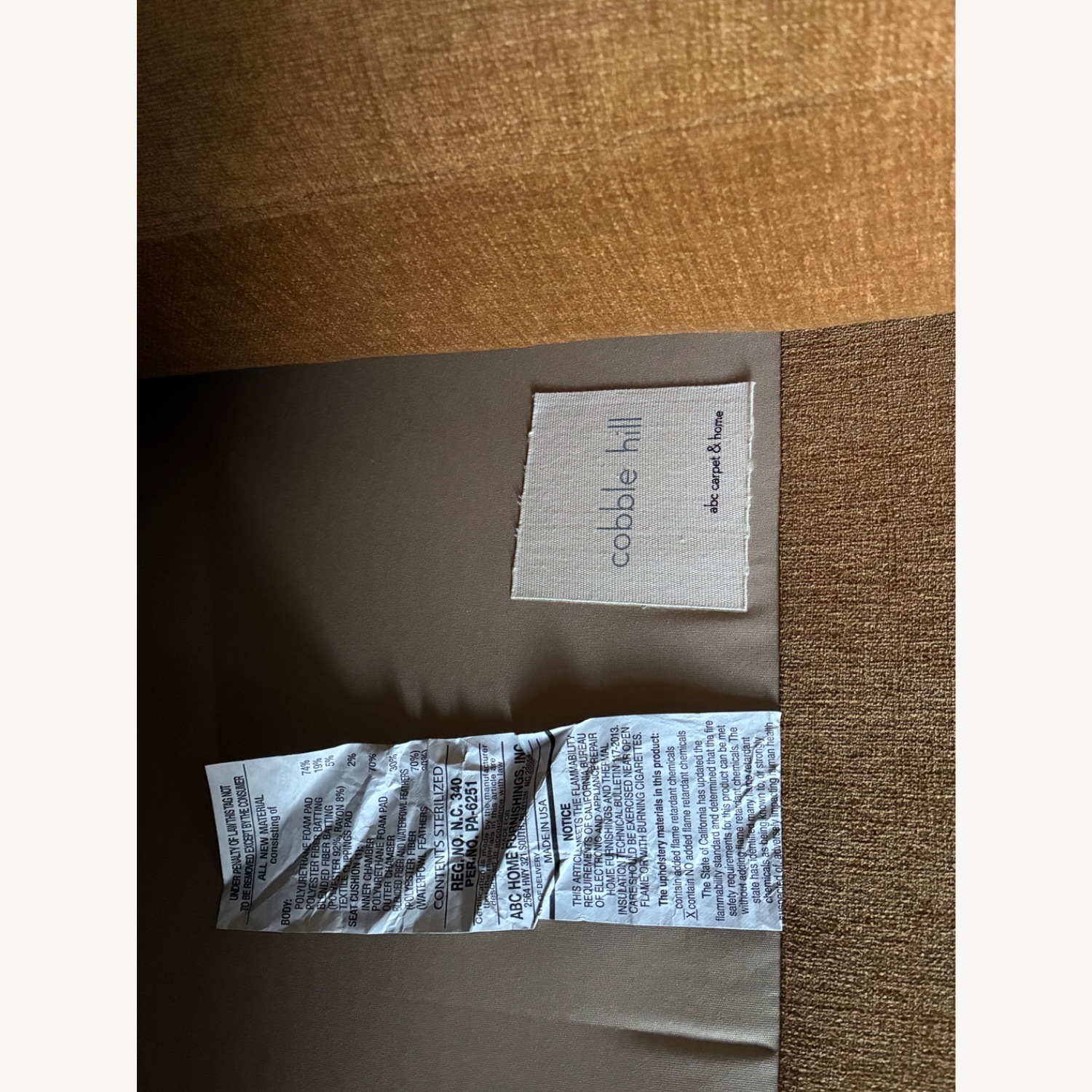 ABC Carpet 2 Piece Sectional and Chaise - image-4