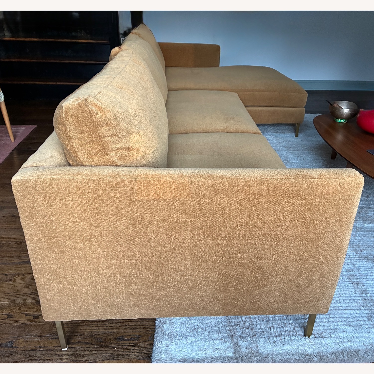 ABC Carpet 2 Piece Sectional and Chaise - image-3