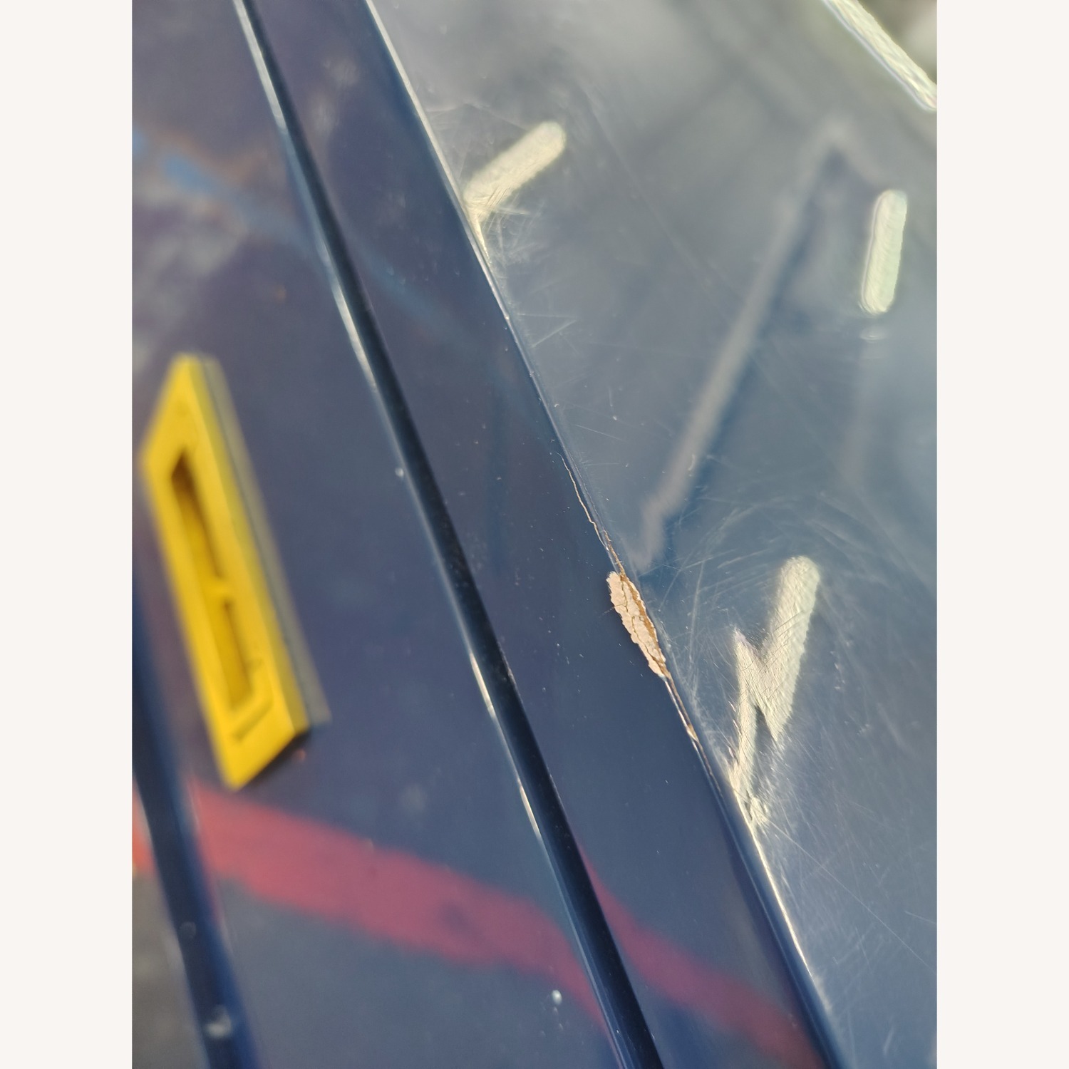 Lacquer Craft Blue Wood Sideboard - image-8