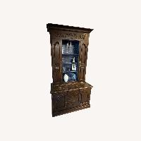 Vintage Solid Wood Hutch, Country French