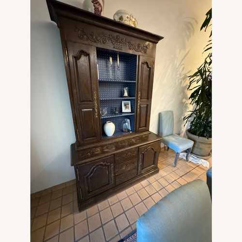 Used Vintage Solid Wood Hutch, Country French for sale on AptDeco