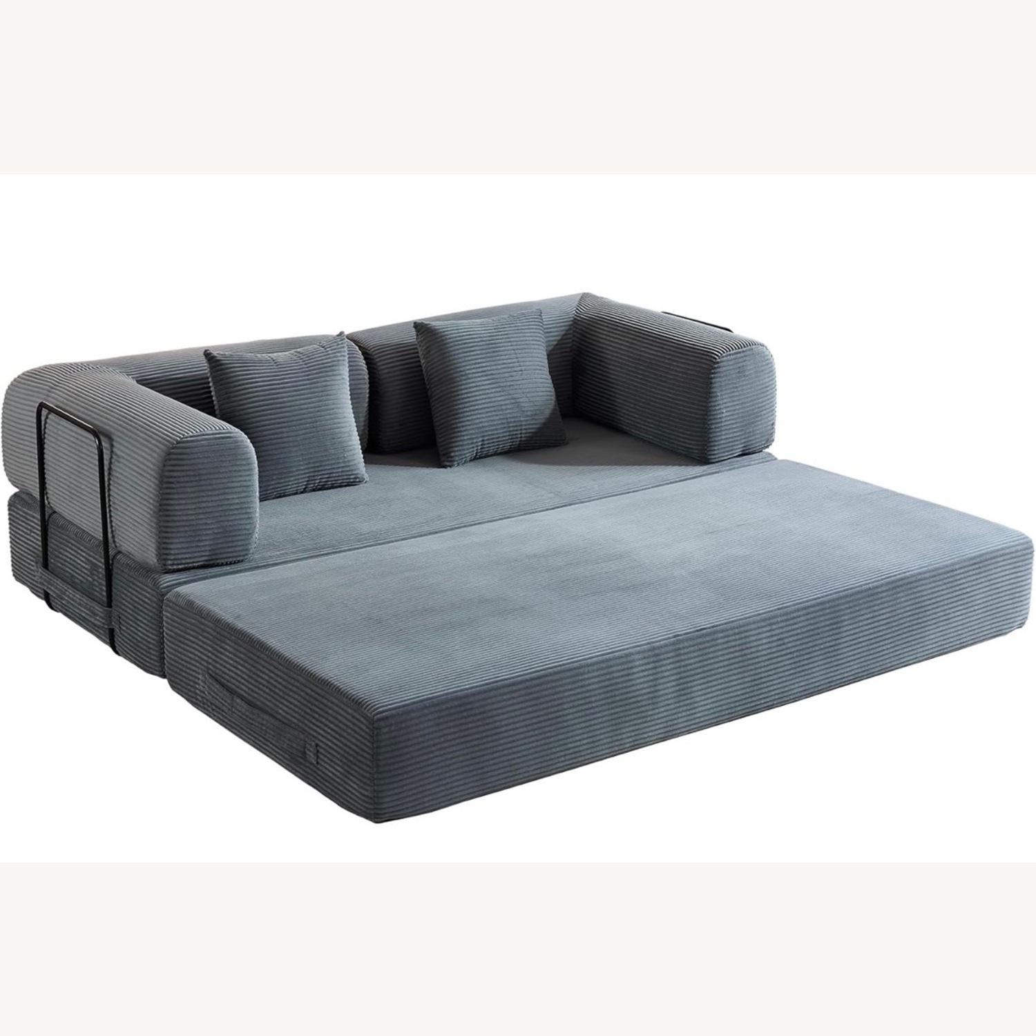 Dark Gray Sleeper Sofa - image-2